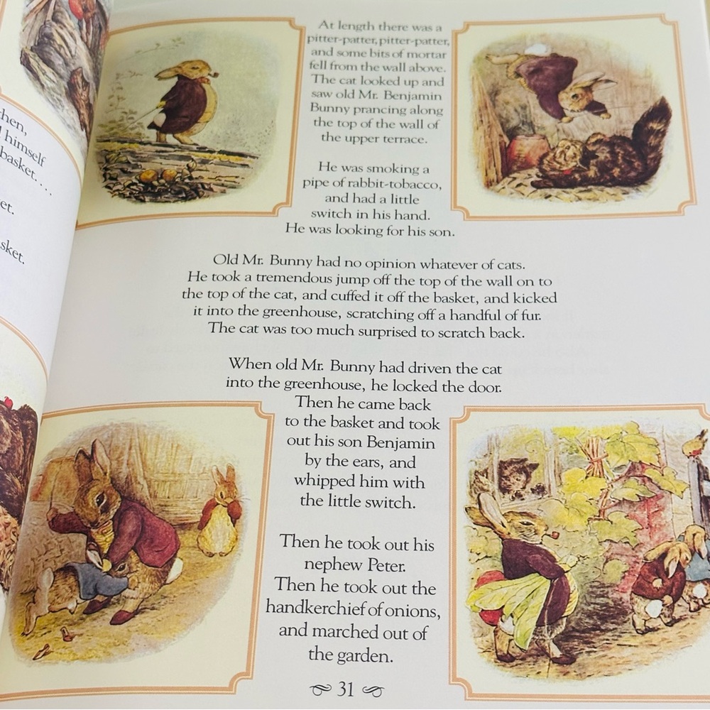 A Child's Treasury of Beatrix Potter Hardcover Book - Picture 9 of 12